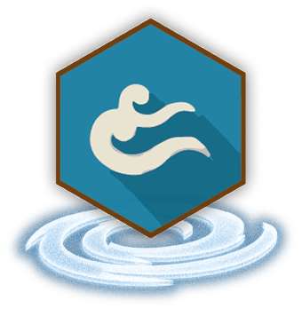 Blue attribute icon
