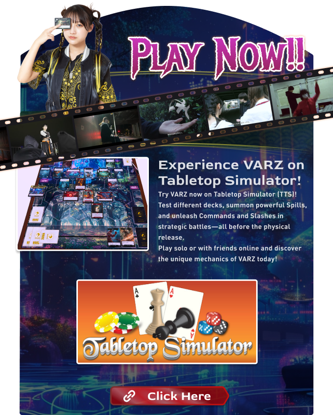 Play VARZ now on Tabletop Simulator