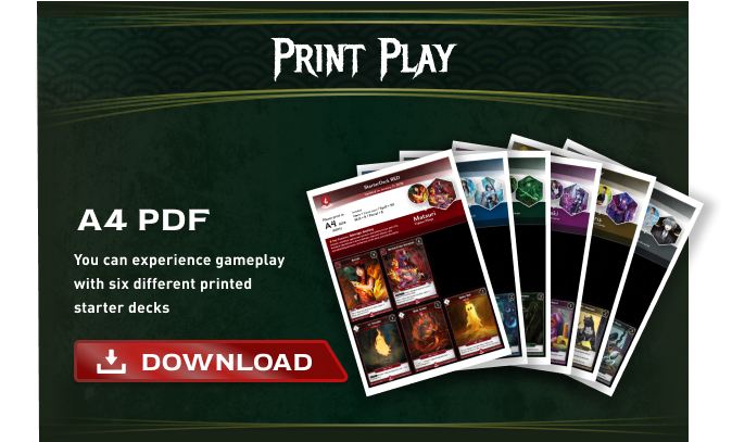 VARZ Print & Play — download A4 PDF starter decks